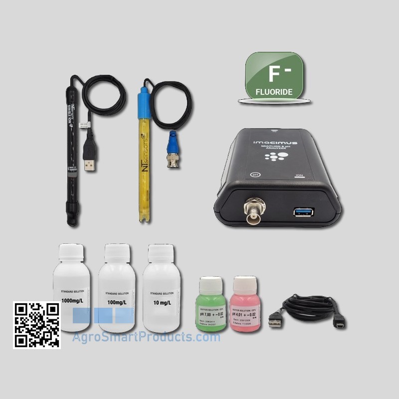Ionenmessgerät für Fluorid + pH | Imacimus 2 PRO1073-F