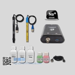 Misuratore Ioni Sodio + pH | Misuratore a doppio canale ION/mV/pH
