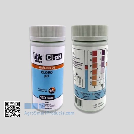 Strisce Test Cloro e pH Acqua FTK-ClpH - 150 pz