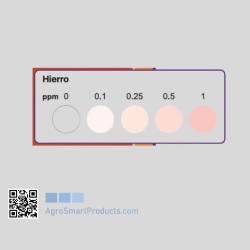 Tiras Análise Ferro Água FTK Ferro LR 0-1 ppm | 50 Testes