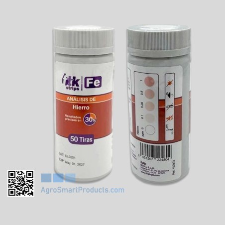 Iron Test Strips Water FTK Iron LR - 50 pcs
