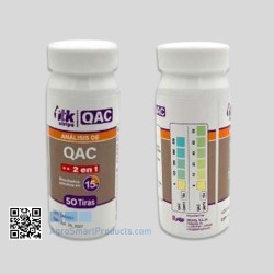 Tiras Teste QAC Desinfecção FTK Dual LR/HR - 50 unid