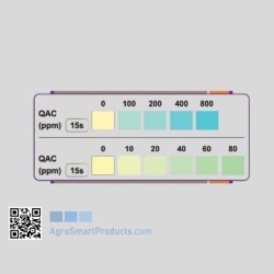 Tiras Análisis QAC Desinfección FTK Dual LR/HR - 50 uds