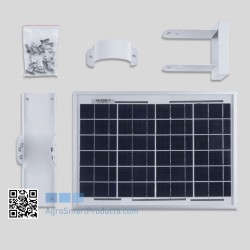 Módulo Solar 12W con Conector Impermeable y Soporte