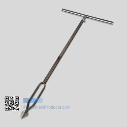 Demontierbarer Bodenprobenbohrer aus Edelstahl