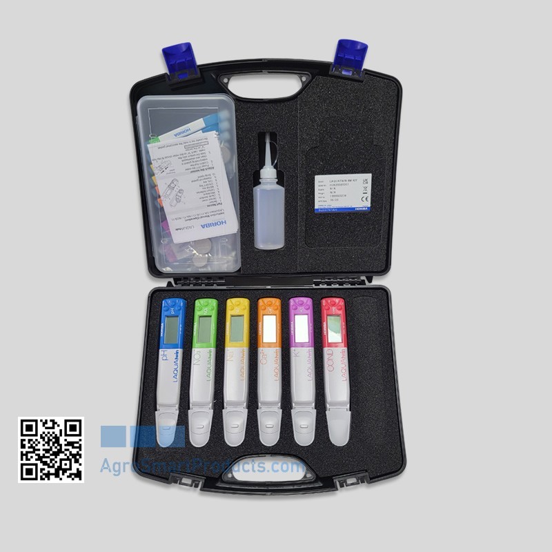 Horiba LAQUAtwin Kit 6 zur Messung von pH, Nitrat, Calcium, Natrium, K