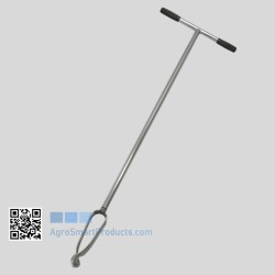Edelman-Bohrstock 7 cm Ø aus einem Stück – Eijkelkamp für kombinierte Böden