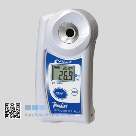 Digitales Taschenrefraktometer PAL-1 Atago | Bereich 0–53 % Brix