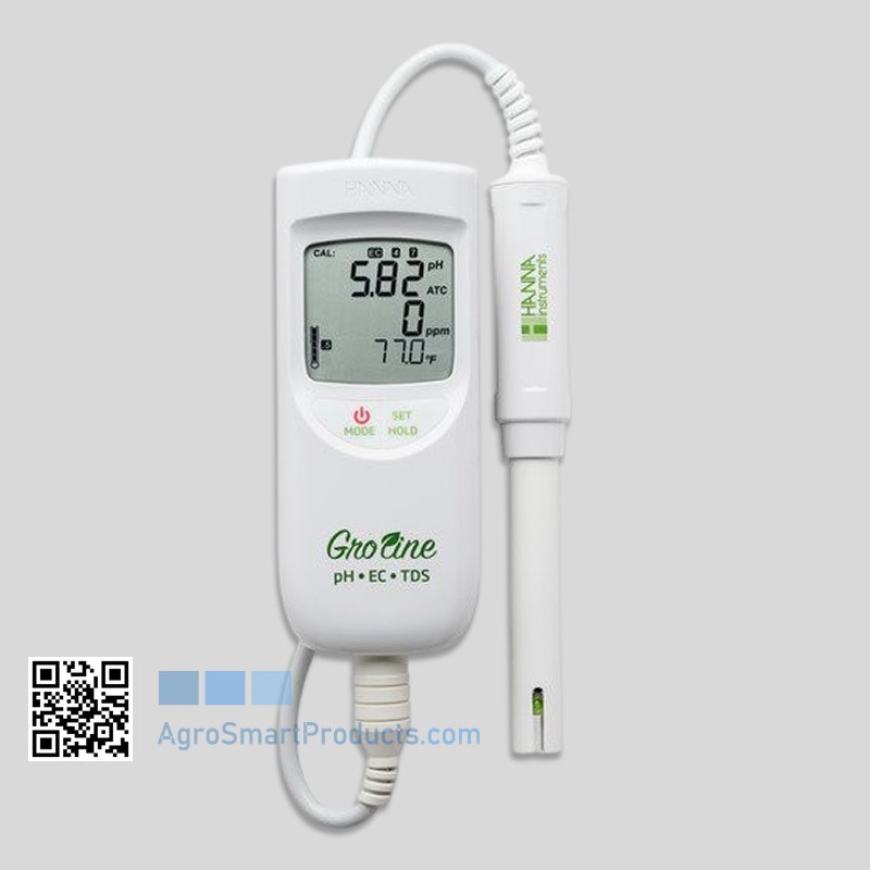 GroLine HI9814 Multiparameter Meter pH EC TDS IP67