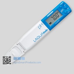 pH-Meter LAQUAtwin pH11, Bereich 0–14 pH, Auflösung 0,1, 2-Punkt-Kalibrierung