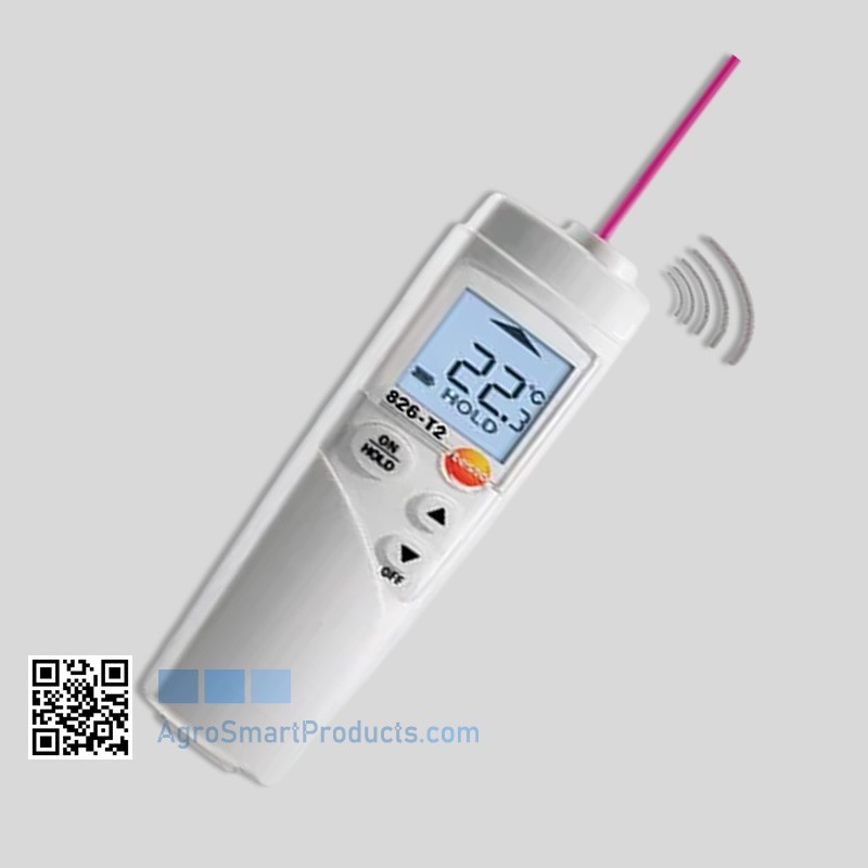 Termómetro por infrarrojos testo 826 T2 para sector alimentario