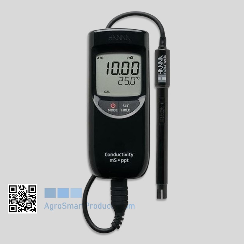 HI99301 Portable Conductivity Meter EC TDS Temp | Hanna Instruments