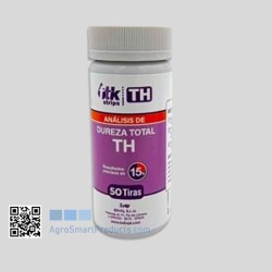 Tiras Teste Dureza Total Água FTK Dual LR/HR - 50 unid