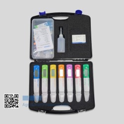 Kit Horiba LAQUAtwin 7MV22 para medir pH, NO3, Ca, Na, K, CE e Sal