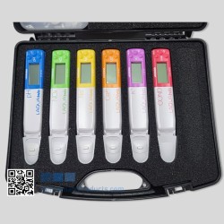 Maletín Horiba LAQUAtwin Kit 6M-V22 para medir pH, NO3, Ca, Na, K y CE