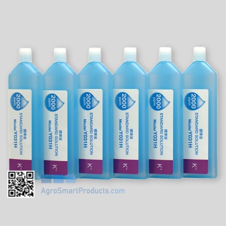 Potassium Ion (K) 2000ppm. HORIBA Calibration Solution Y031H Ref: 3200457719