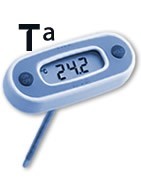 Termómetros e sensores de temperatura para controlo ambiental e superfícies